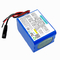 fio da placa da proteção de circuito do PWB de 12V 10Ah 18650 Li Lon Battery Pack With