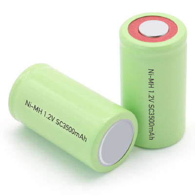 Bateria de alta potência Ni-MH SC3500mAh 1.2V para bateria de aspirador de emergência